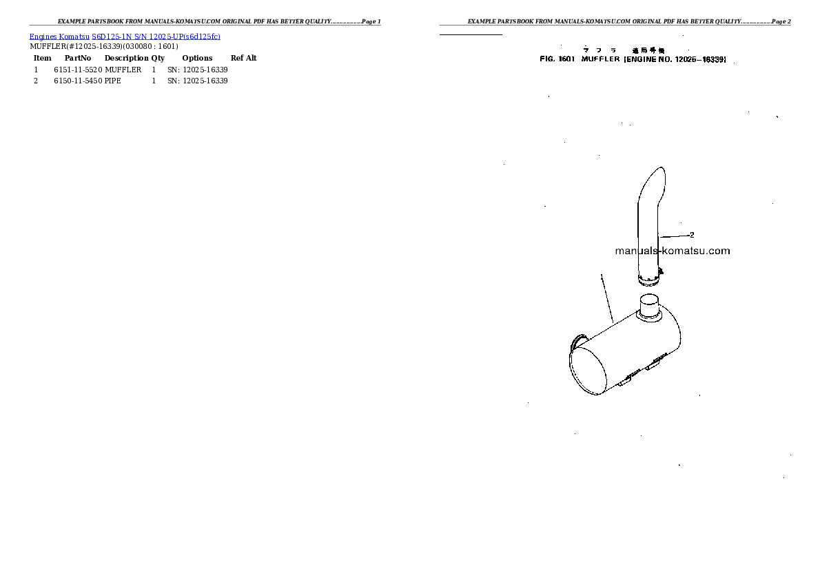 Protected: S6D125-1N S/N 12025-UP Partsbook