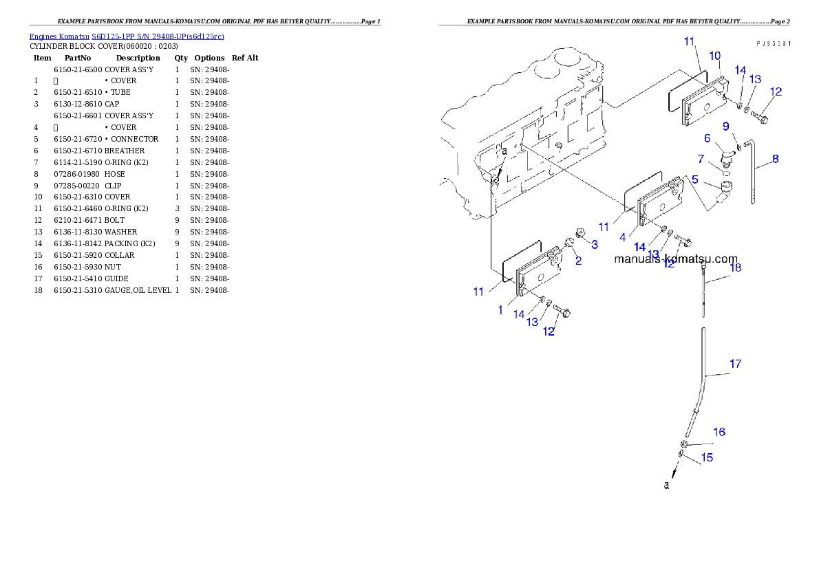 Protected: S6D125-1PP S/N 29408-UP Partsbook