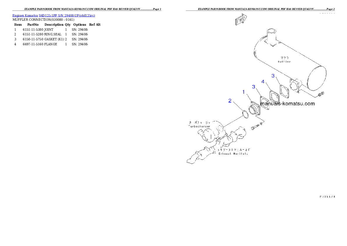 Protected: S6D125-1PP S/N 29408-UP Partsbook