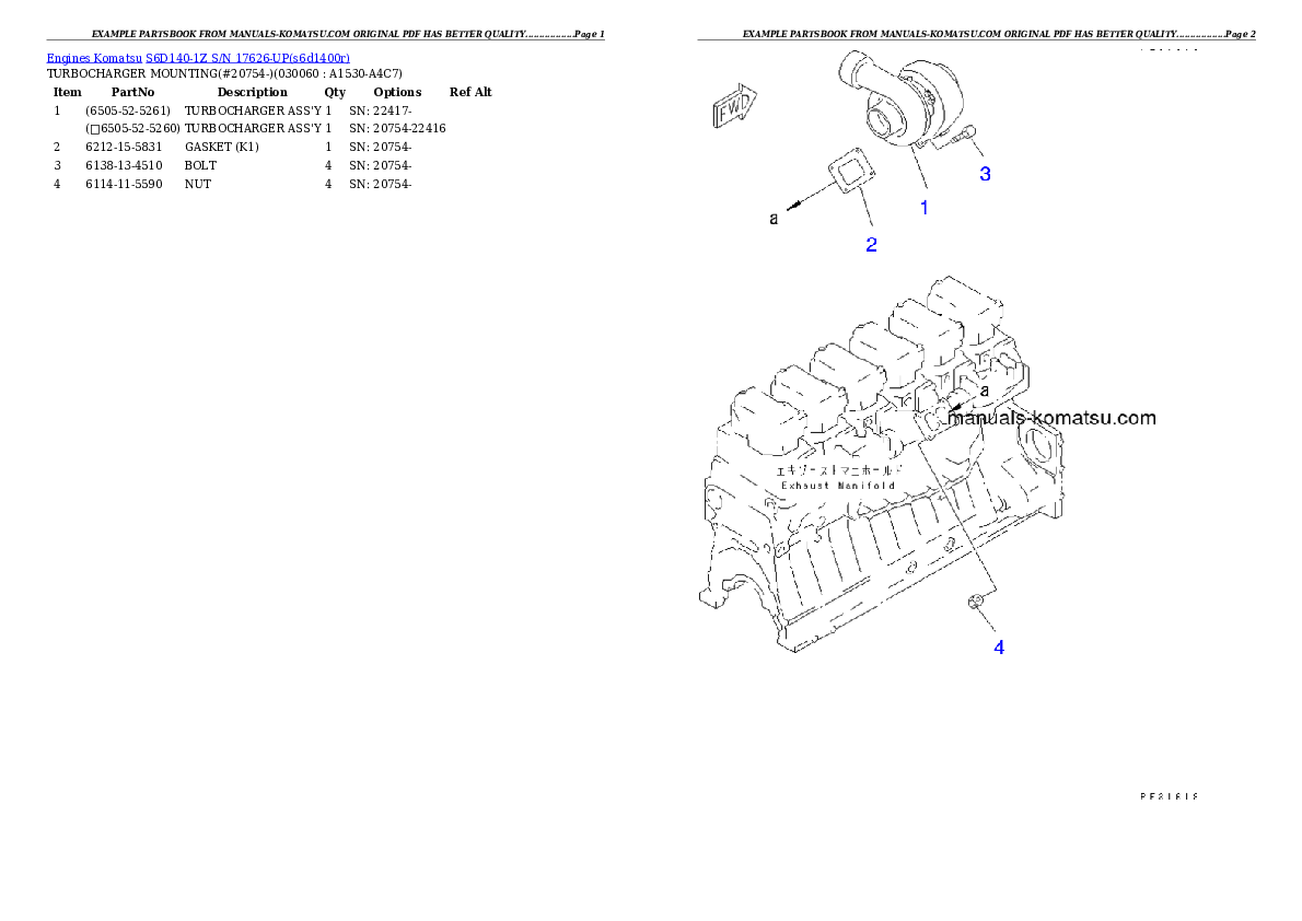 Protected: S6D140-1Z S/N 17626-UP Partsbook