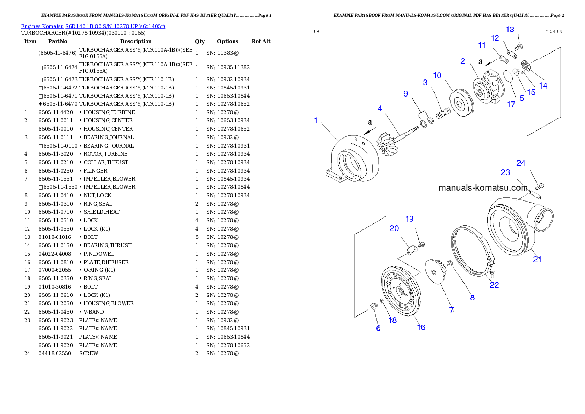 Protected: S6D140-1B-80 S/N 10278-UP Partsbook