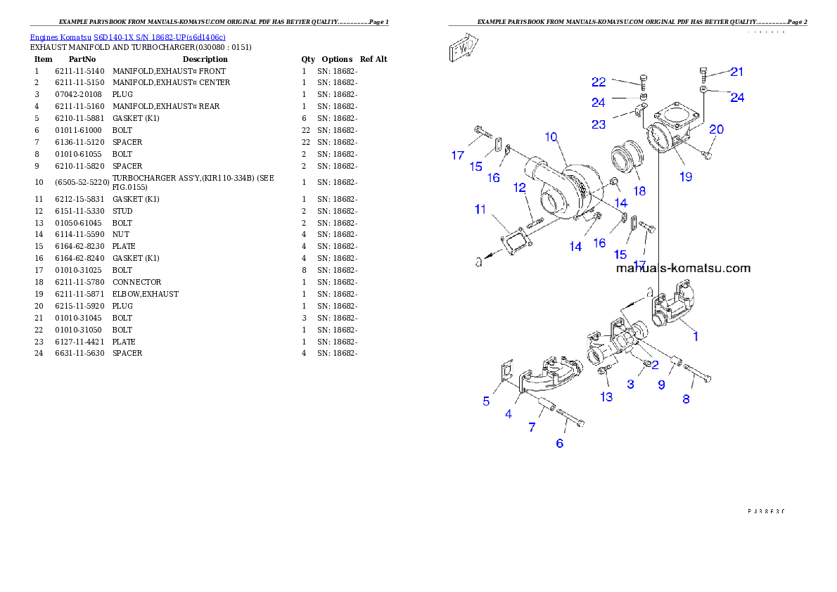 Protected: S6D140-1X S/N 18682-UP Partsbook