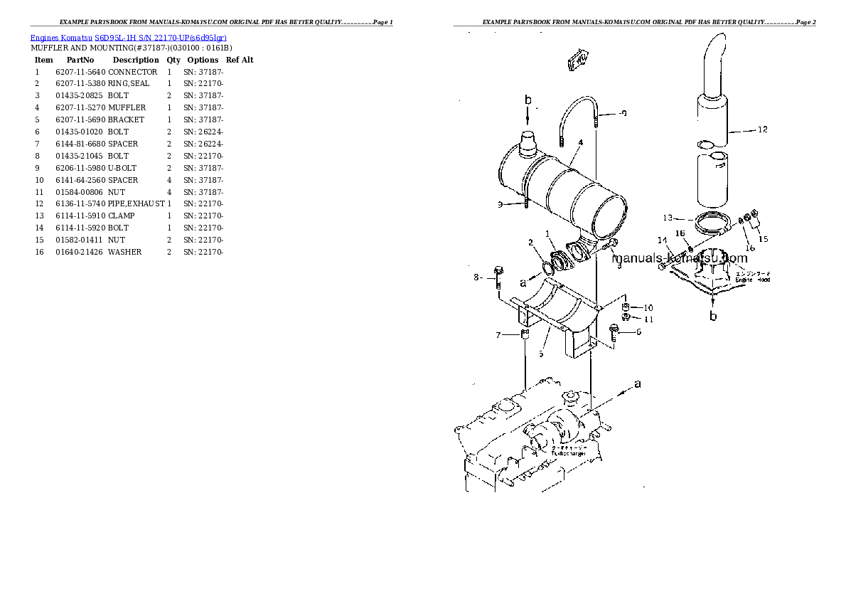 Protected: S6D95L-1H S/N 22170-UP Partsbook