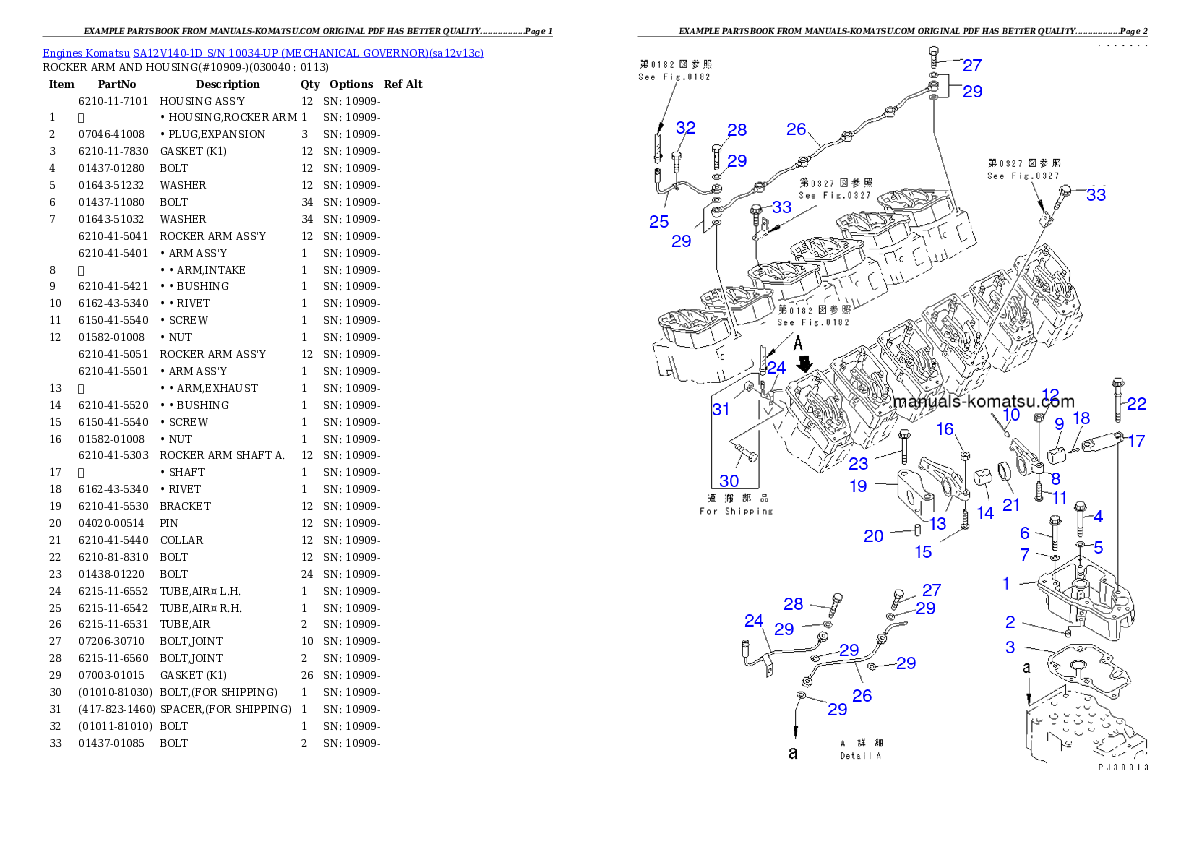Protected: SA12V140-1D S/N 10034-UP (MECHANICAL GOVERNOR) Partsbook