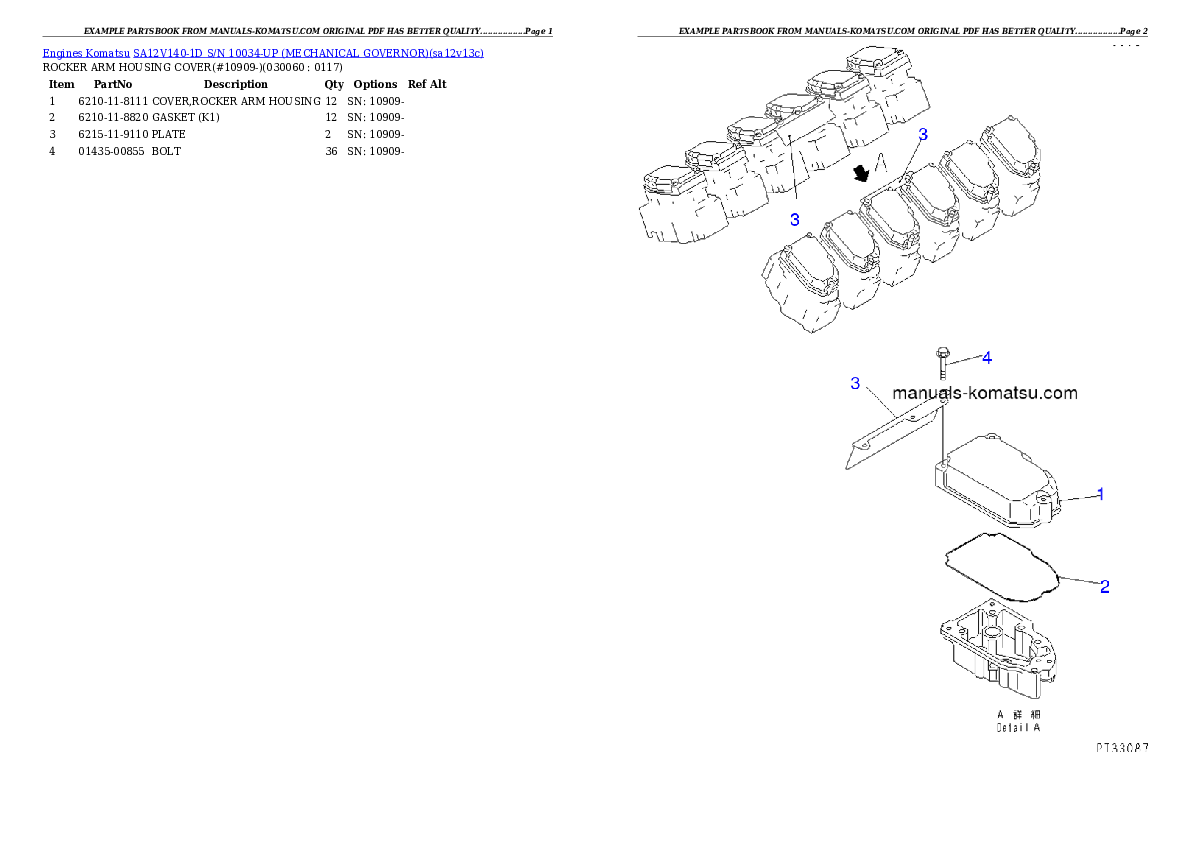 Protected: SA12V140-1D S/N 10034-UP (MECHANICAL GOVERNOR) Partsbook