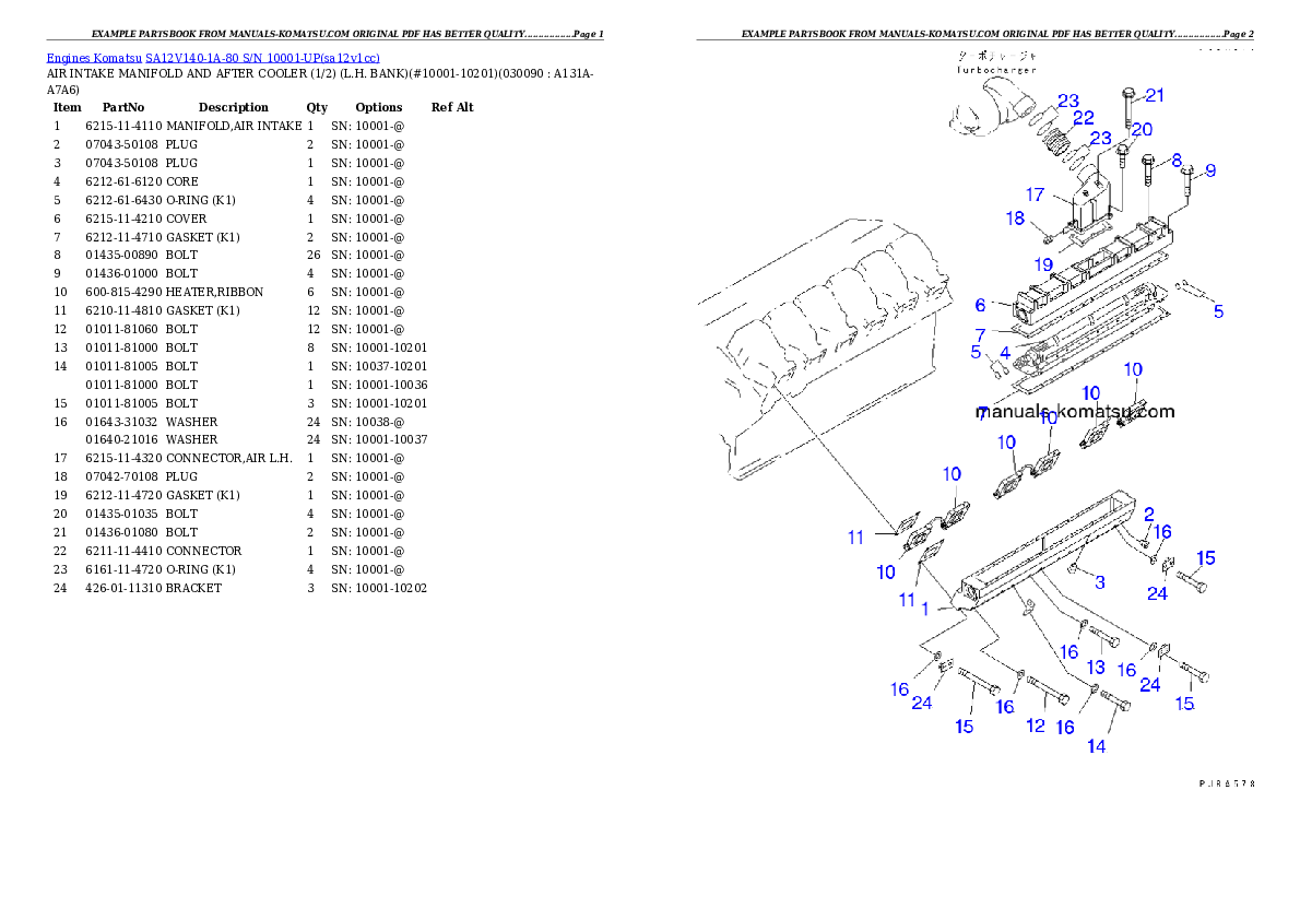 Protected: SA12V140-1A-80 S/N 10001-UP Partsbook
