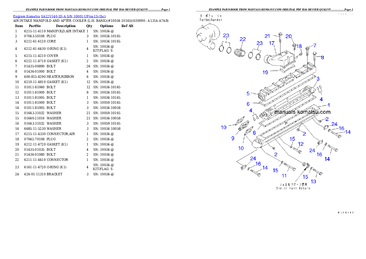Protected: SA12V140-1D-A S/N 10001-UP Partsbook