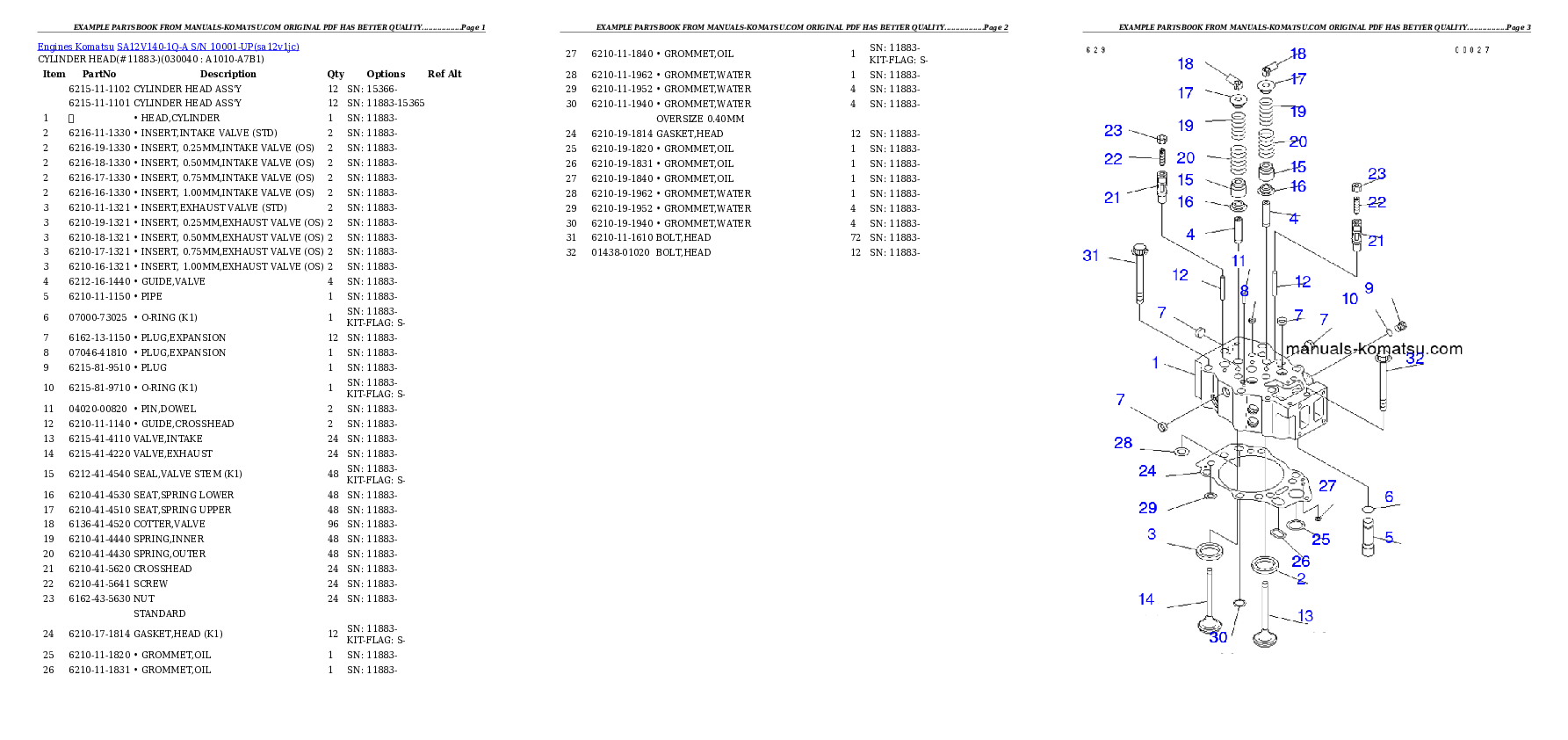 Protected: SA12V140-1Q-A S/N 10001-UP Partsbook