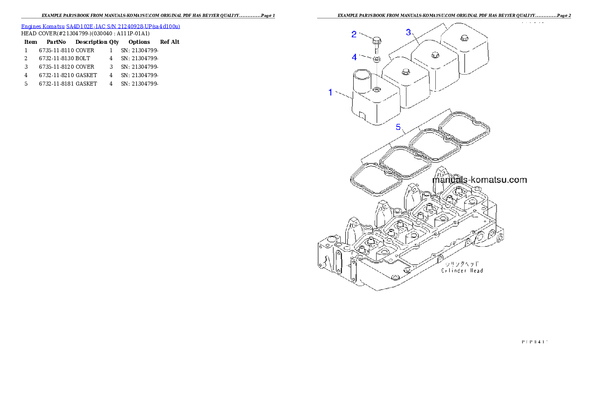 Protected: SA4D102E-1AC S/N 21240928-UP Partsbook