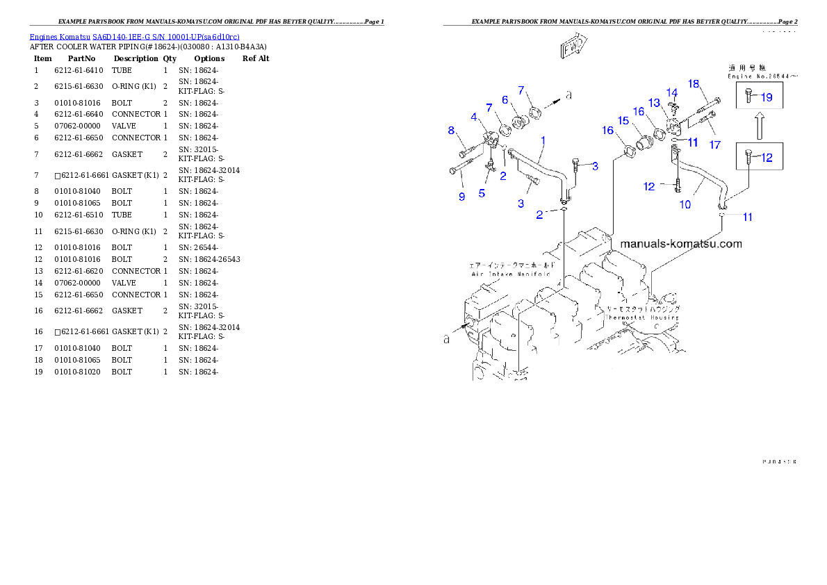 Protected: SA6D140-1EE-G S/N 10001-UP Partsbook