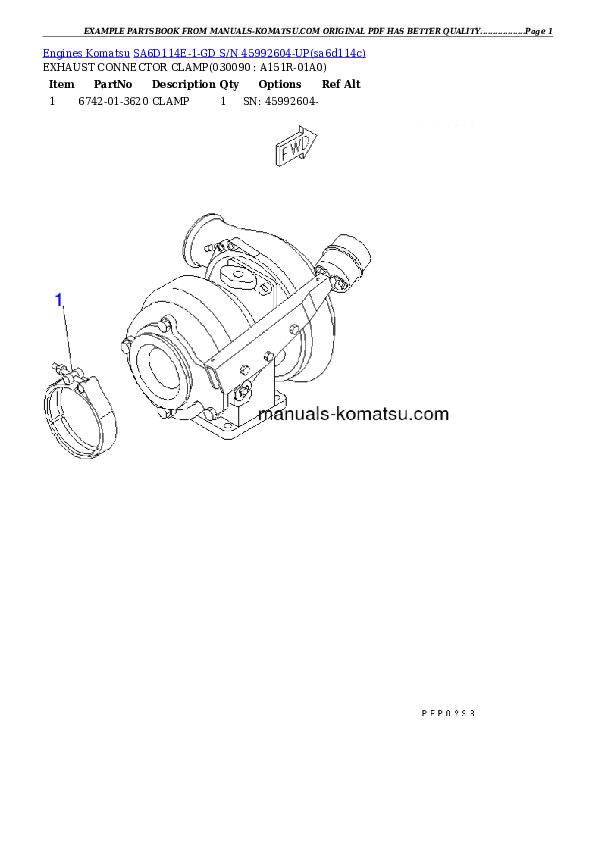 Protected: SA6D114E-1-GD S/N 45992604-UP Partsbook