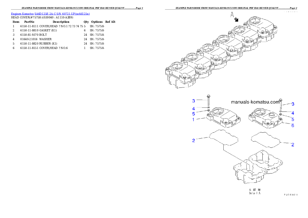 Protected: SA6D125E-2A-C S/N 60721-UP Partsbook