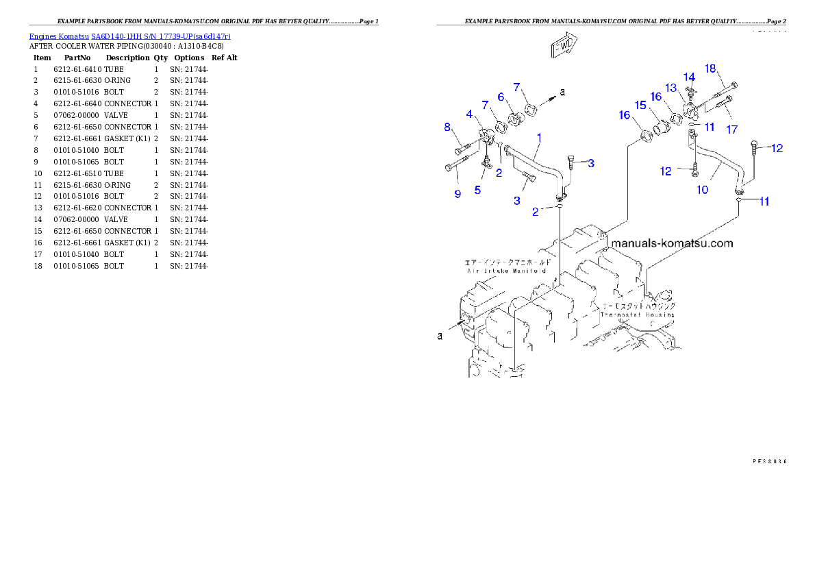 Protected: SA6D140-1HH S/N 17739-UP Partsbook