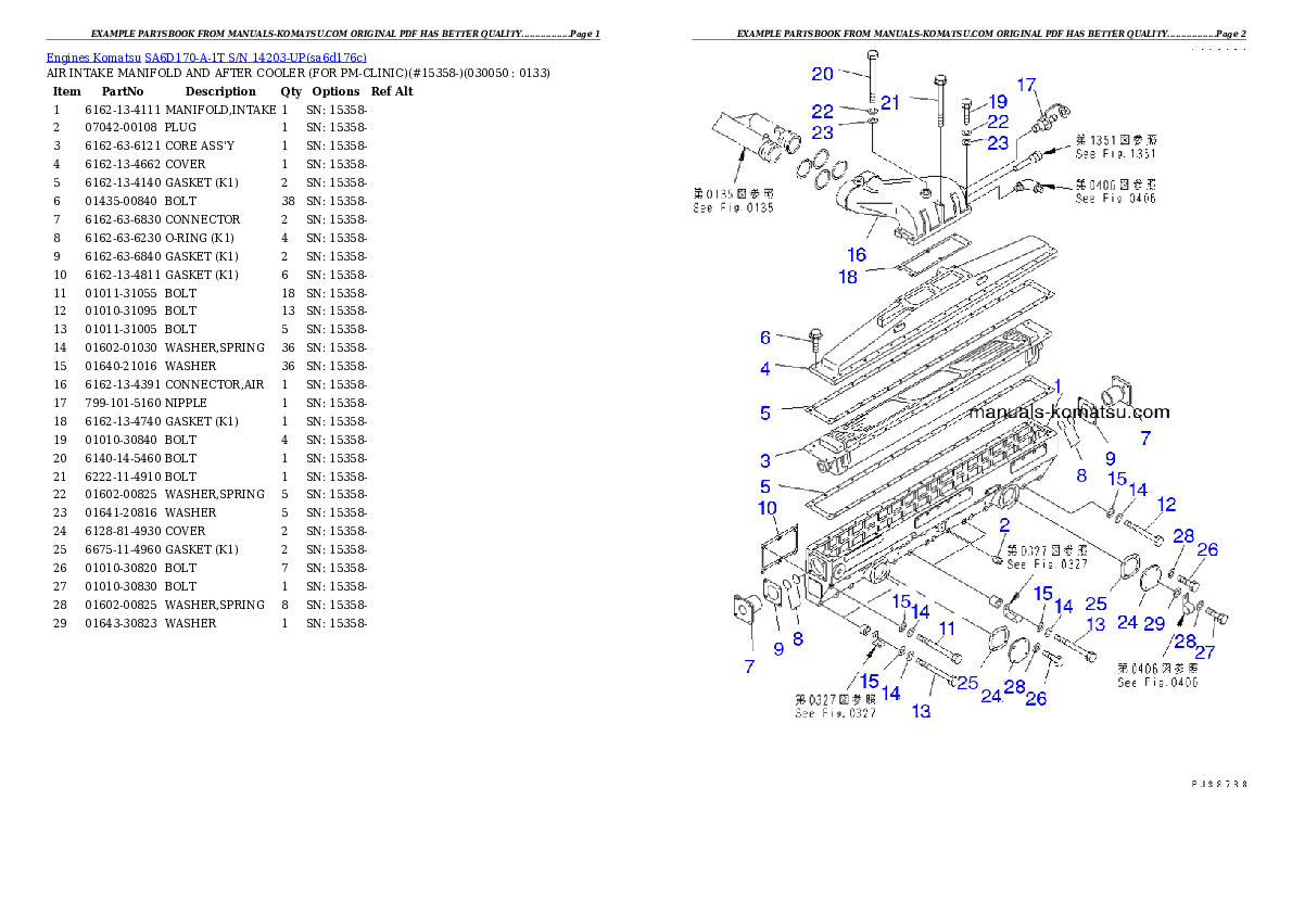Protected: SA6D170-A-1T S/N 14203-UP Partsbook