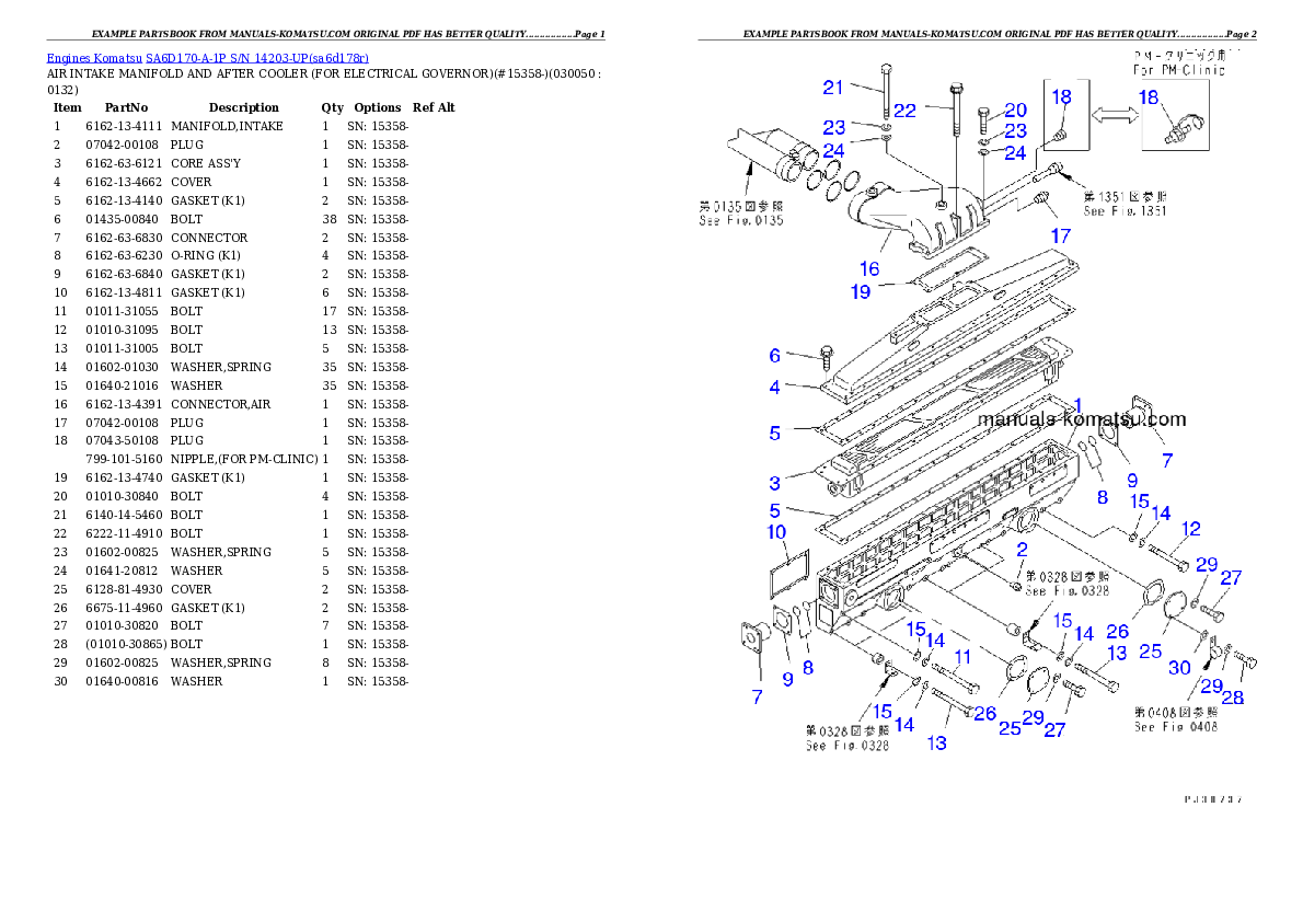 Protected: SA6D170-A-1P S/N 14203-UP Partsbook