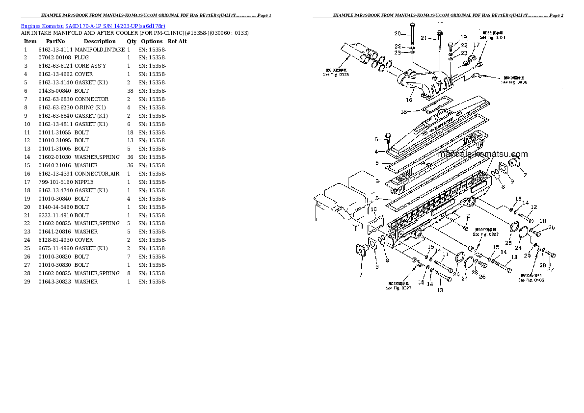 Protected: SA6D170-A-1P S/N 14203-UP Partsbook