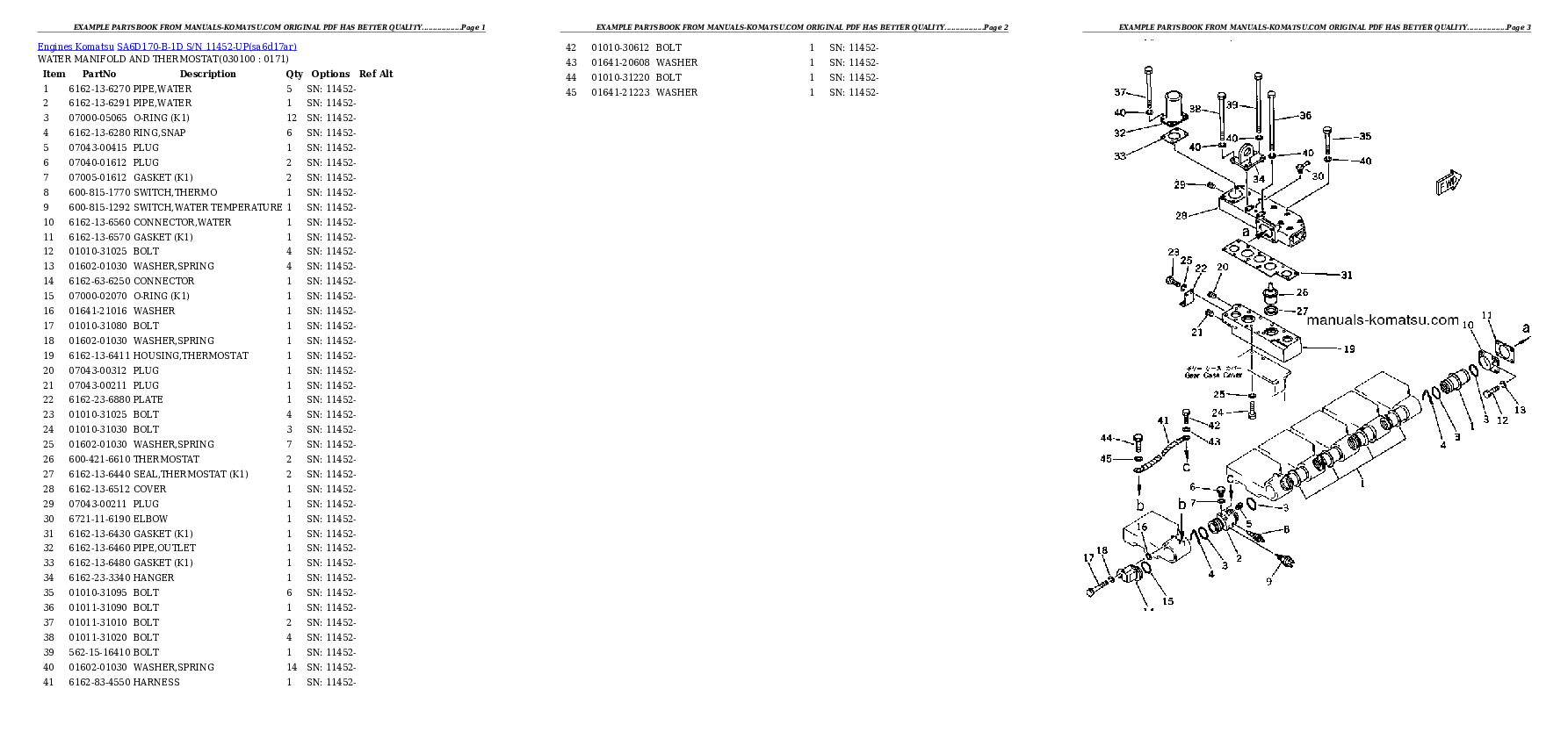 Protected: SA6D170-B-1D S/N 11452-UP Partsbook