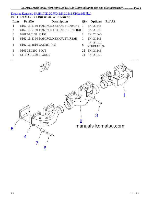 Protected: SA6D170E-2C-WD S/N 21546-UP Partsbook