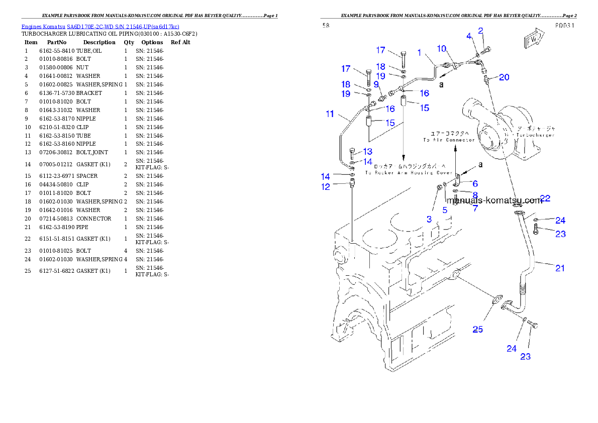 Protected: SA6D170E-2C-WD S/N 21546-UP Partsbook