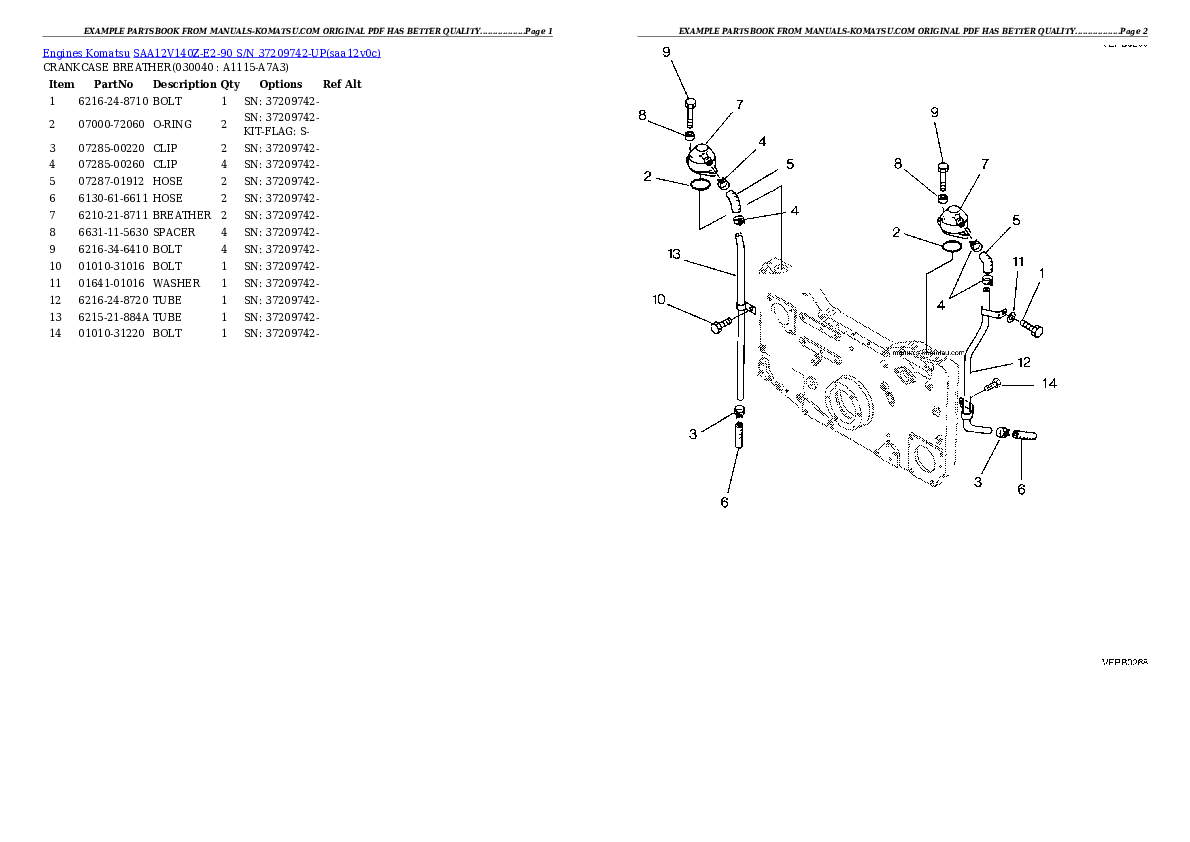 Protected: SAA12V140Z-E2-90 S/N 37209742-UP Partsbook
