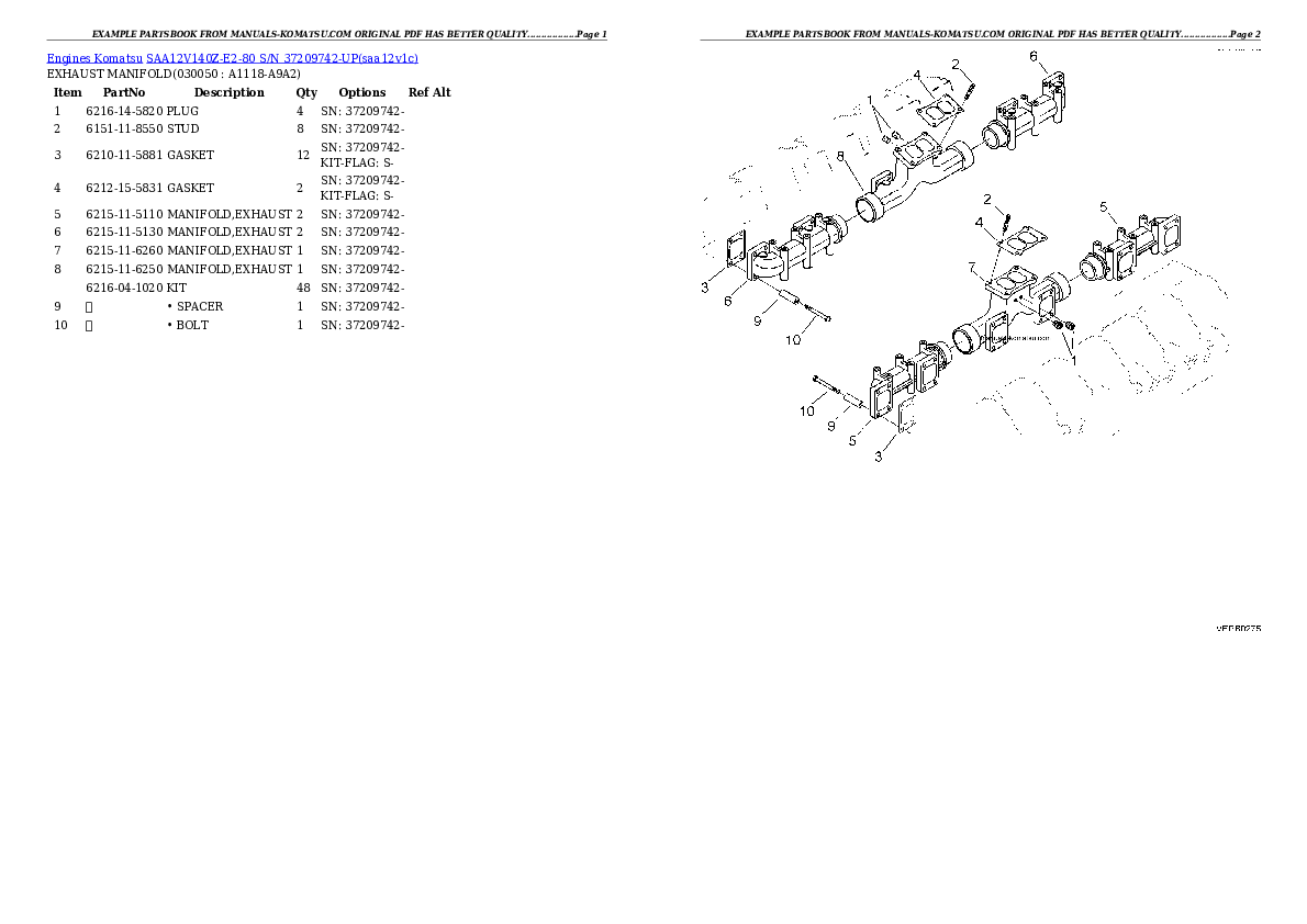 Protected: SAA12V140Z-E2-80 S/N 37209742-UP Partsbook