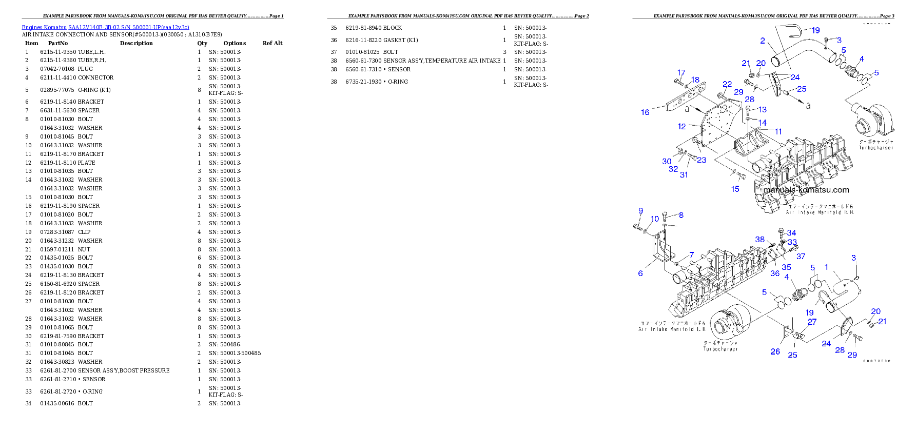 Protected: SAA12V140E-3B-02 S/N 500001-UP Partsbook