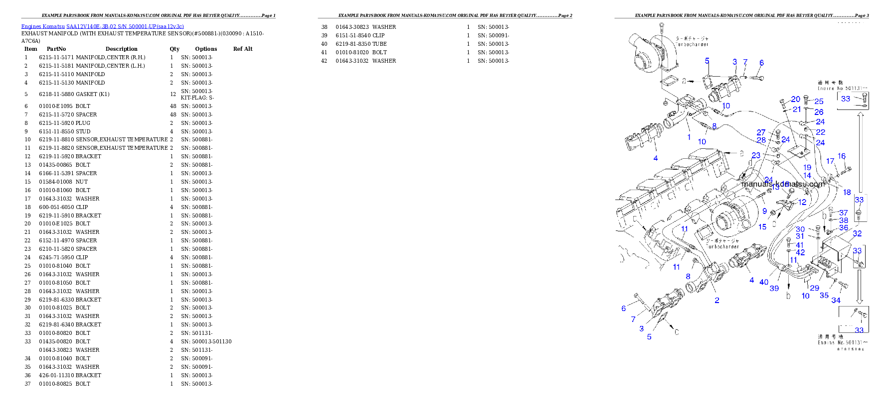 Protected: SAA12V140E-3B-02 S/N 500001-UP Partsbook