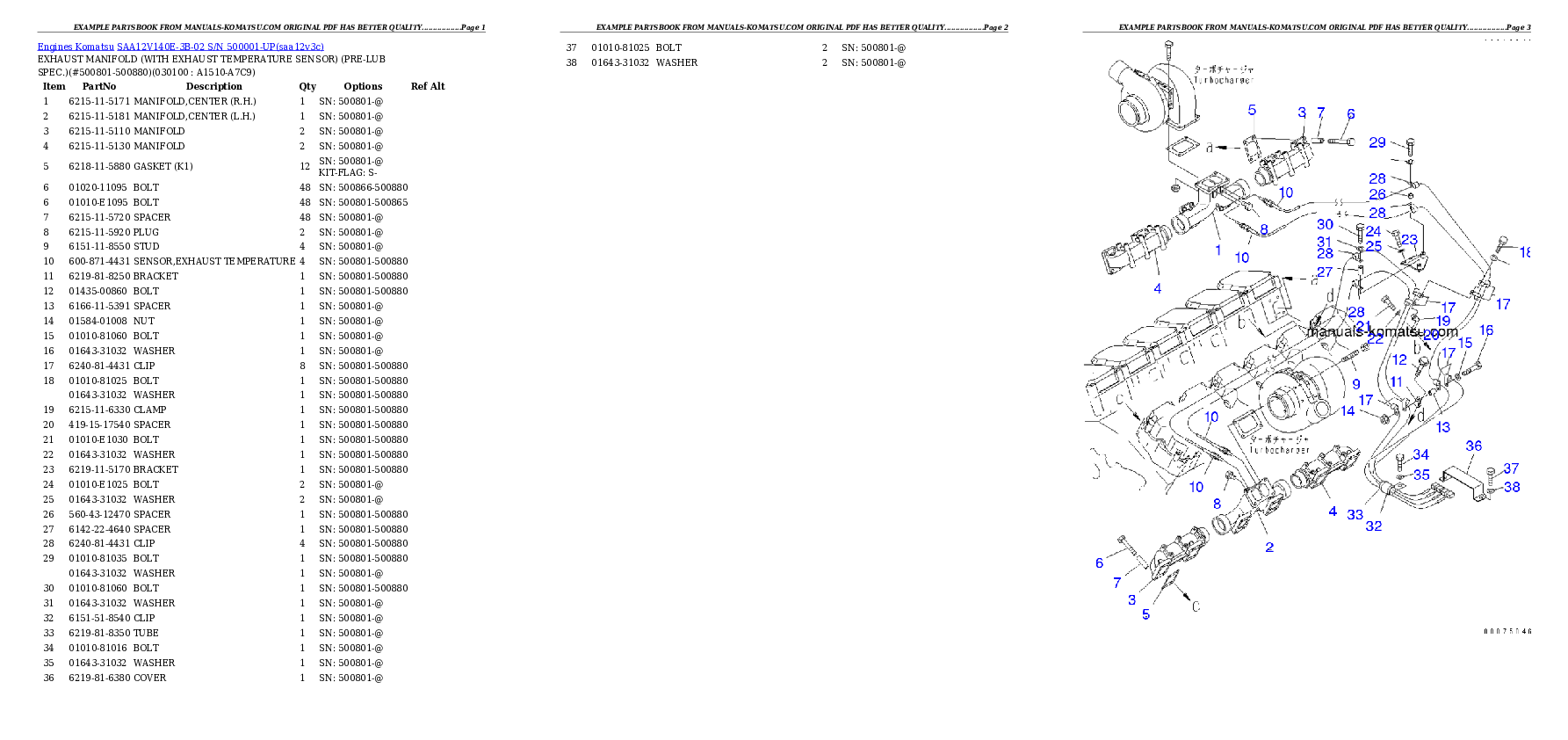 Protected: SAA12V140E-3B-02 S/N 500001-UP Partsbook