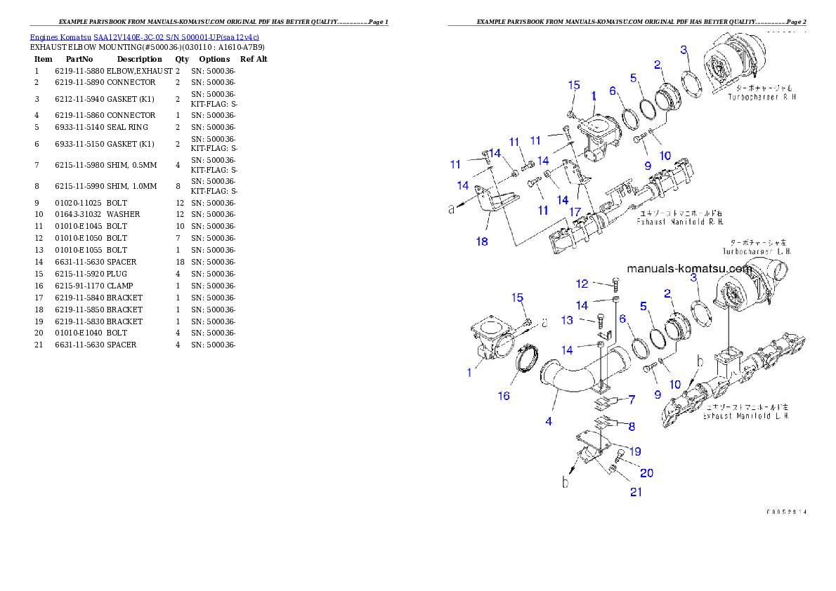 Protected: SAA12V140E-3C-02 S/N 500001-UP Partsbook