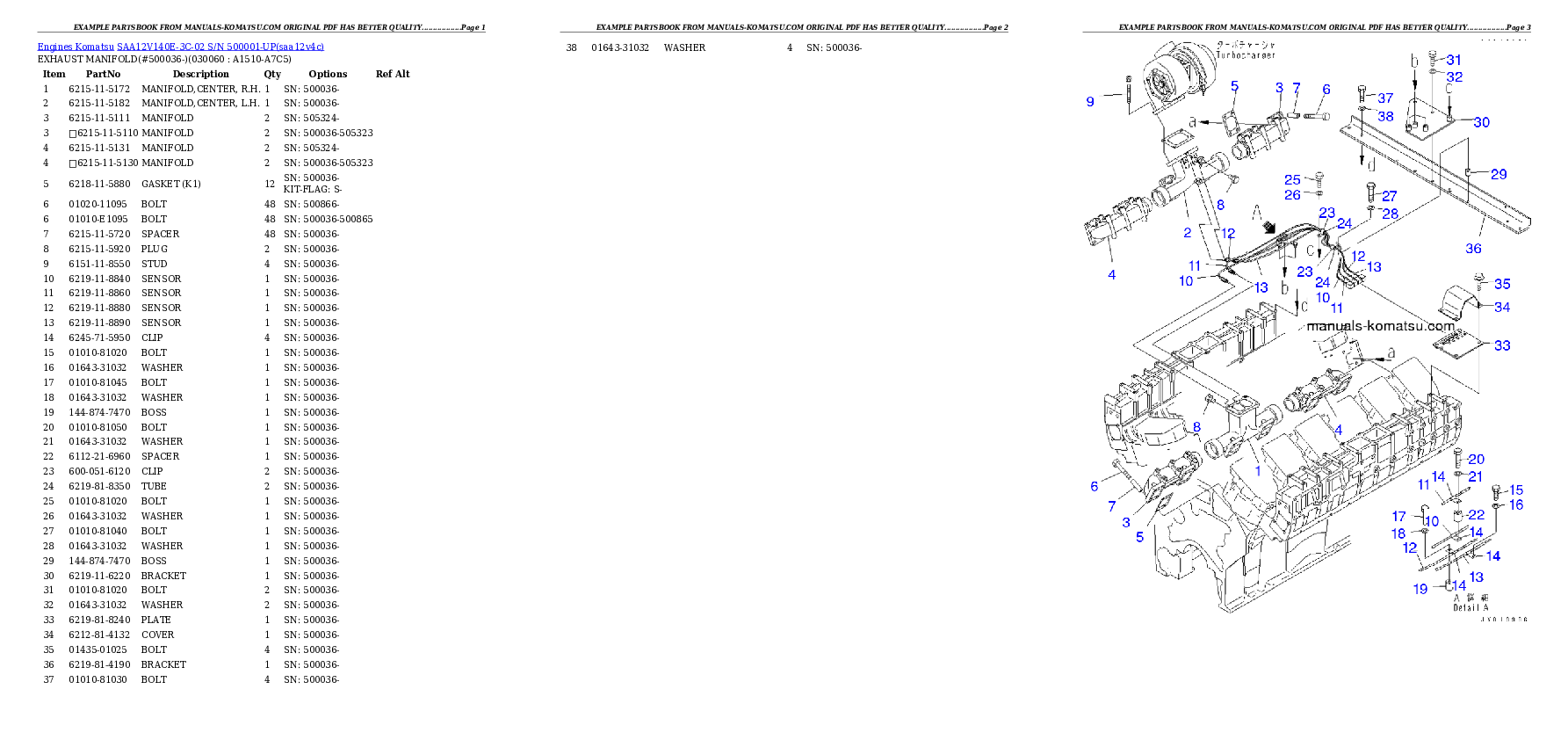 Protected: SAA12V140E-3C-02 S/N 500001-UP Partsbook
