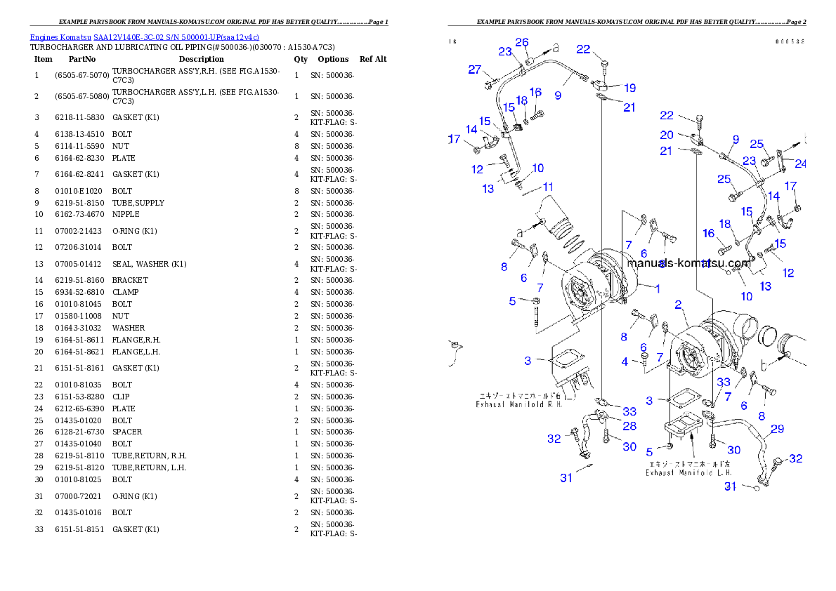 Protected: SAA12V140E-3C-02 S/N 500001-UP Partsbook