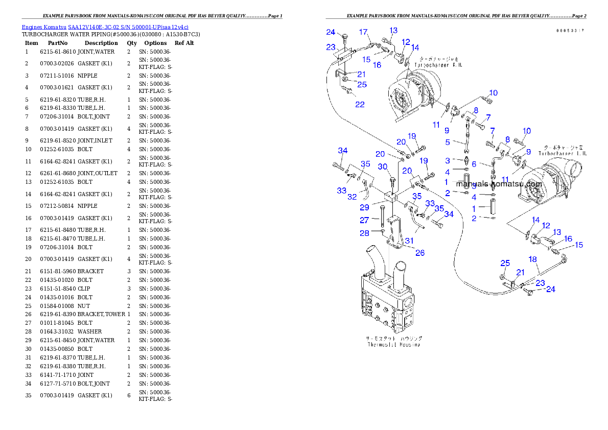 Protected: SAA12V140E-3C-02 S/N 500001-UP Partsbook