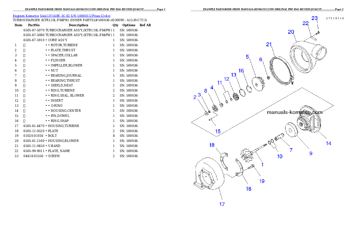 Protected: SAA12V140E-3C-02 S/N 500001-UP Partsbook