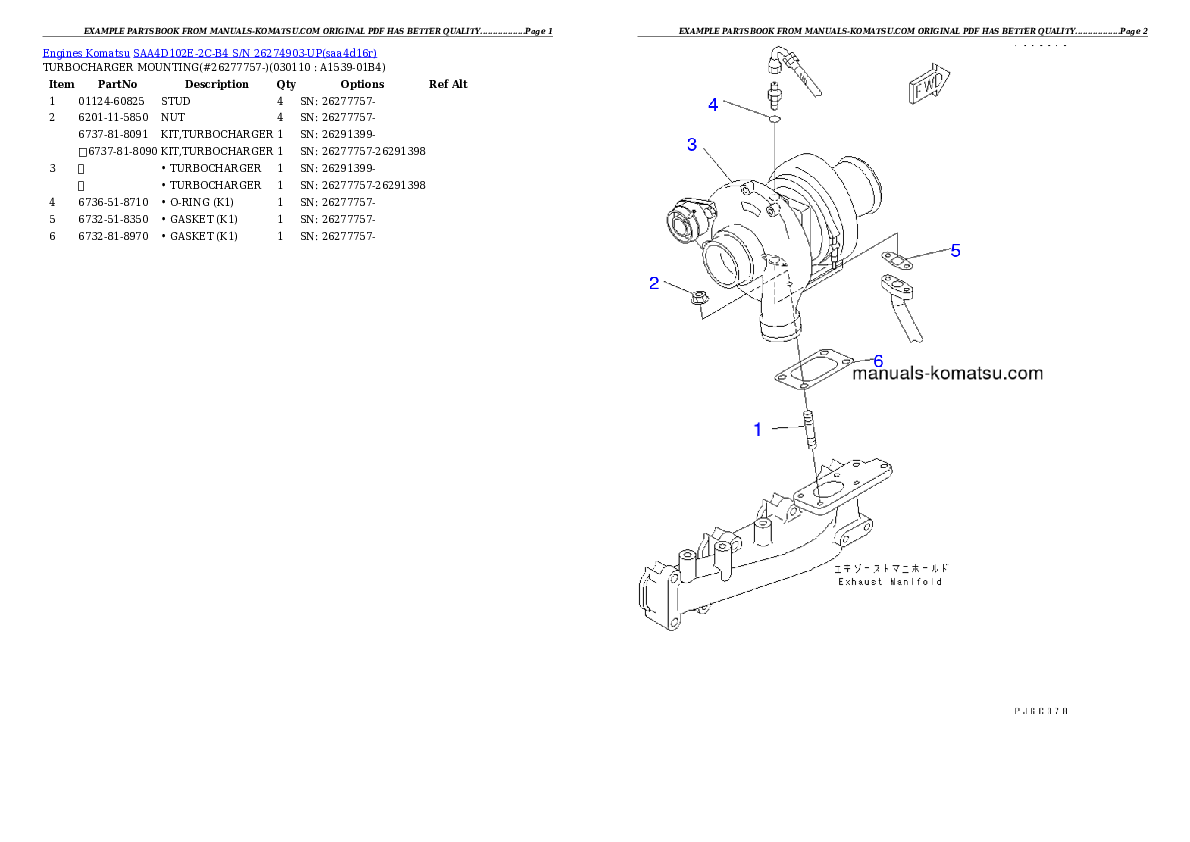 Protected: SAA4D102E-2C-B4 S/N 26274903-UP Partsbook