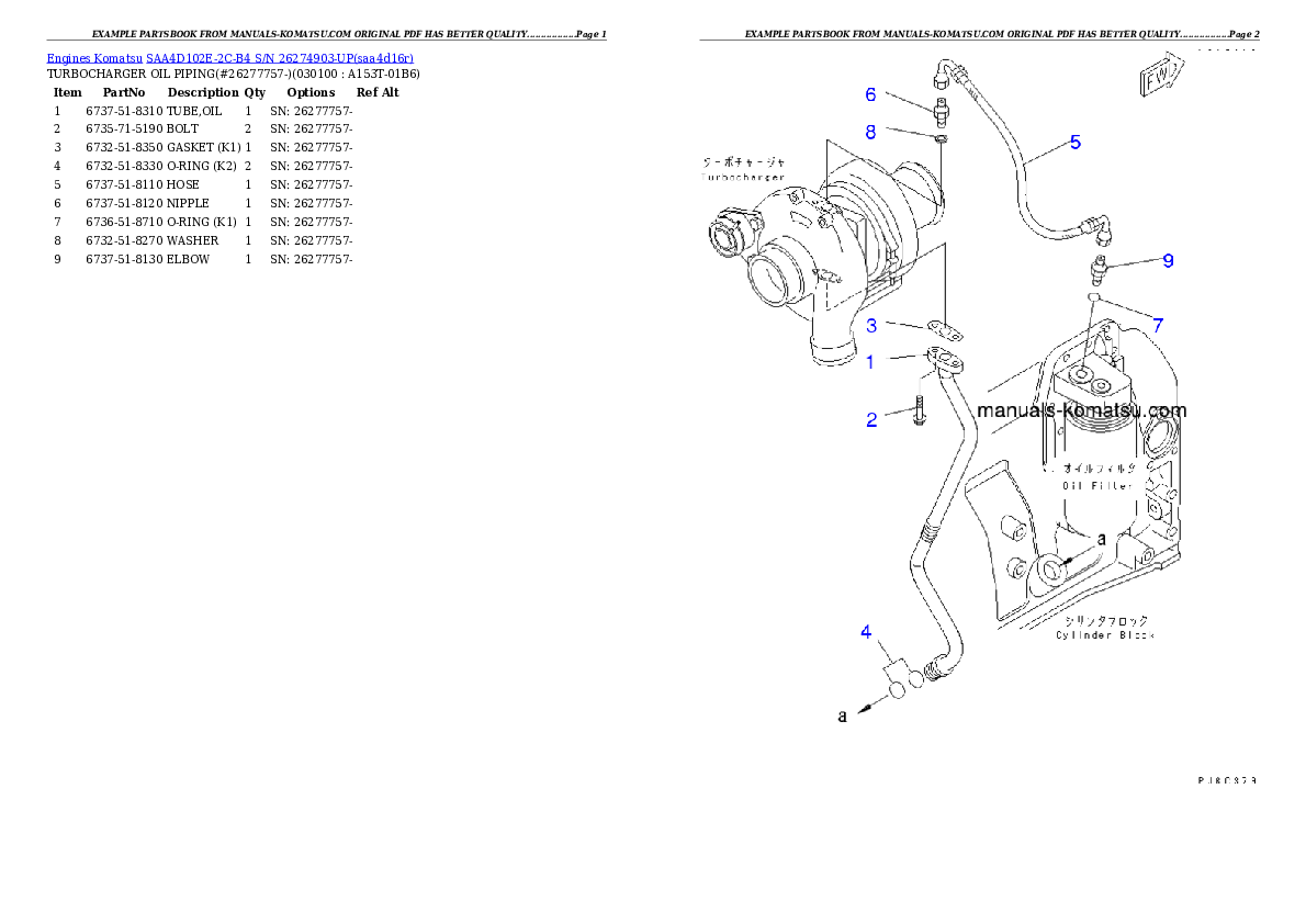 Protected: SAA4D102E-2C-B4 S/N 26274903-UP Partsbook
