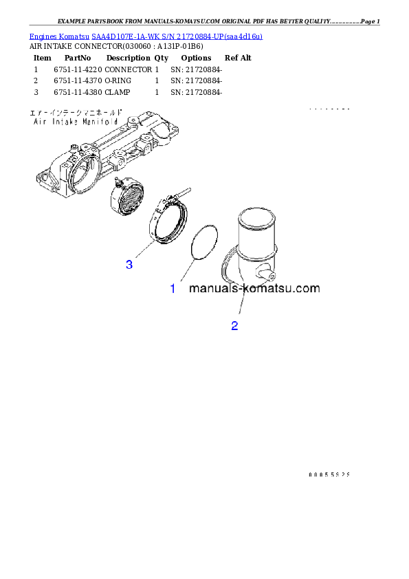 Protected: SAA4D107E-1A-WK S/N 21720884-UP Partsbook