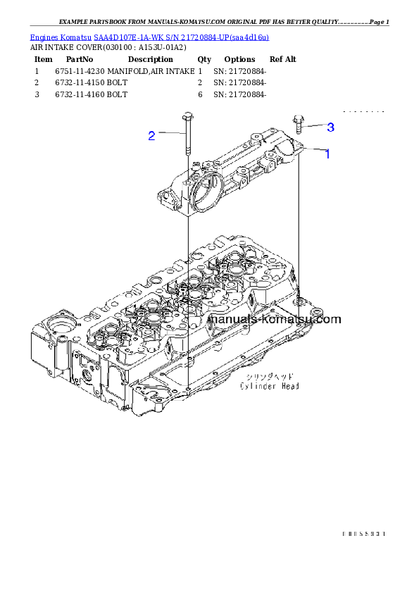 Protected: SAA4D107E-1A-WK S/N 21720884-UP Partsbook