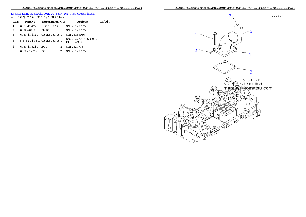 Protected: SAA4D102E-2C-5 S/N 26277757-UP Partsbook