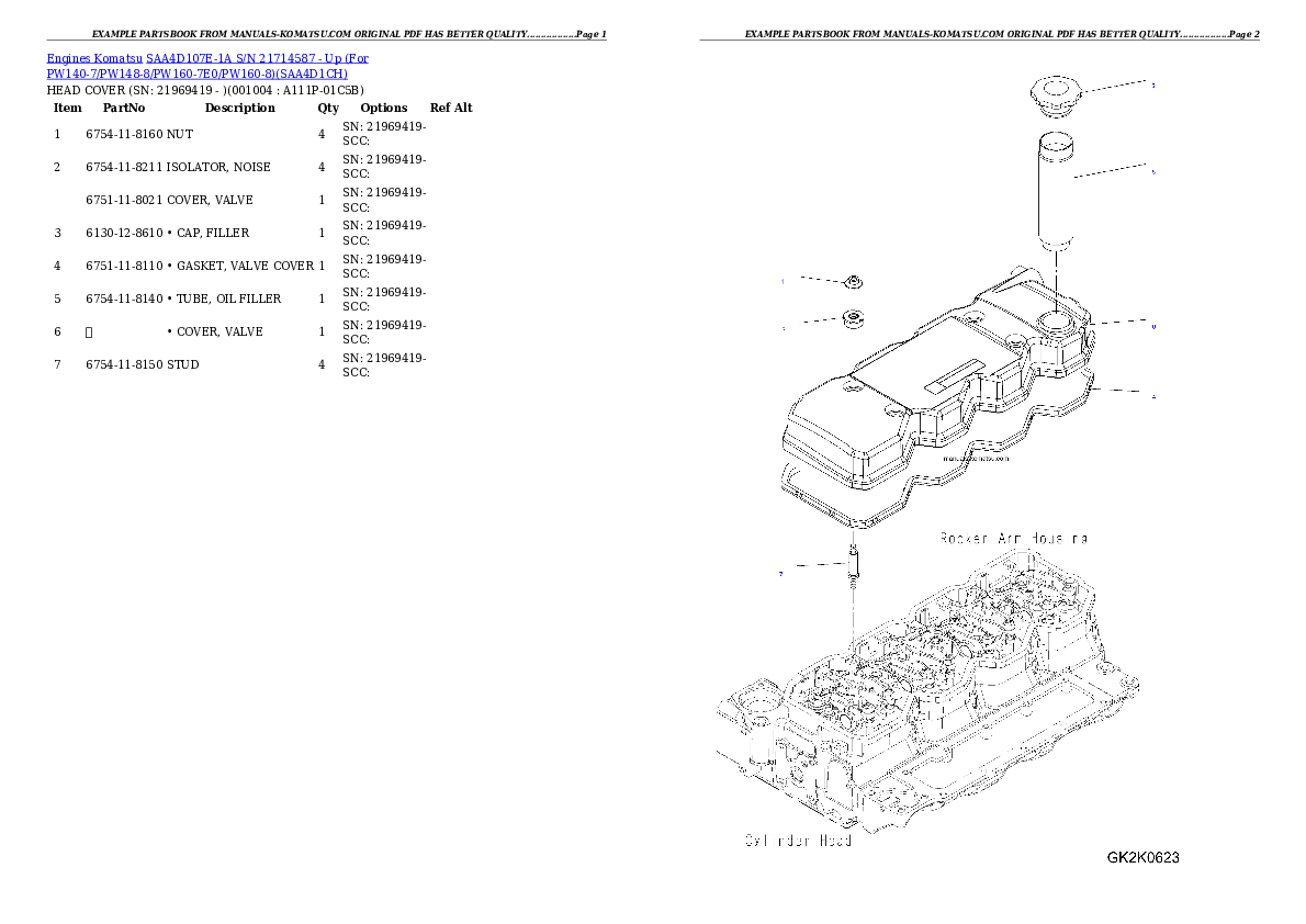 Protected: SAA4D107E-1A S/N 21714587 – Up (For PW140-7/PW148-8/PW160-7E0/PW160-8) Partsbook