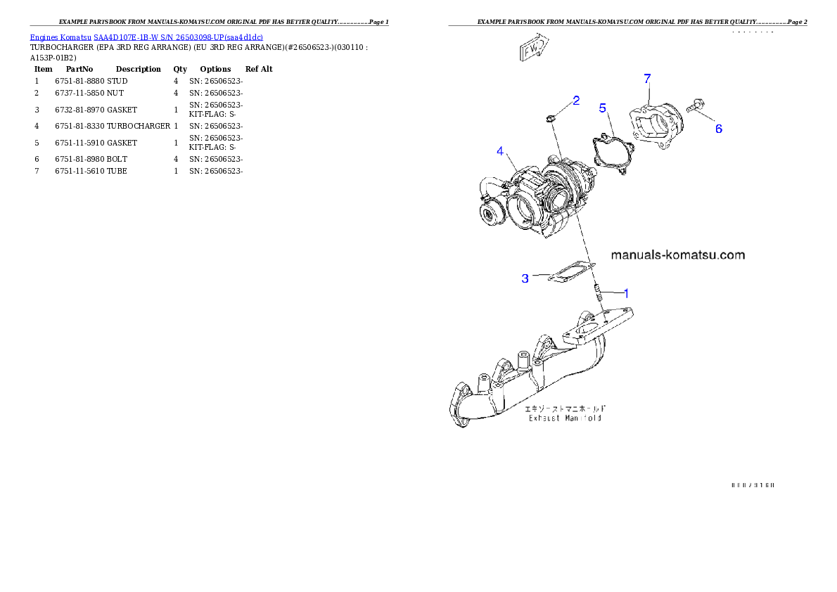 Protected: SAA4D107E-1B-W S/N 26503098-UP Partsbook