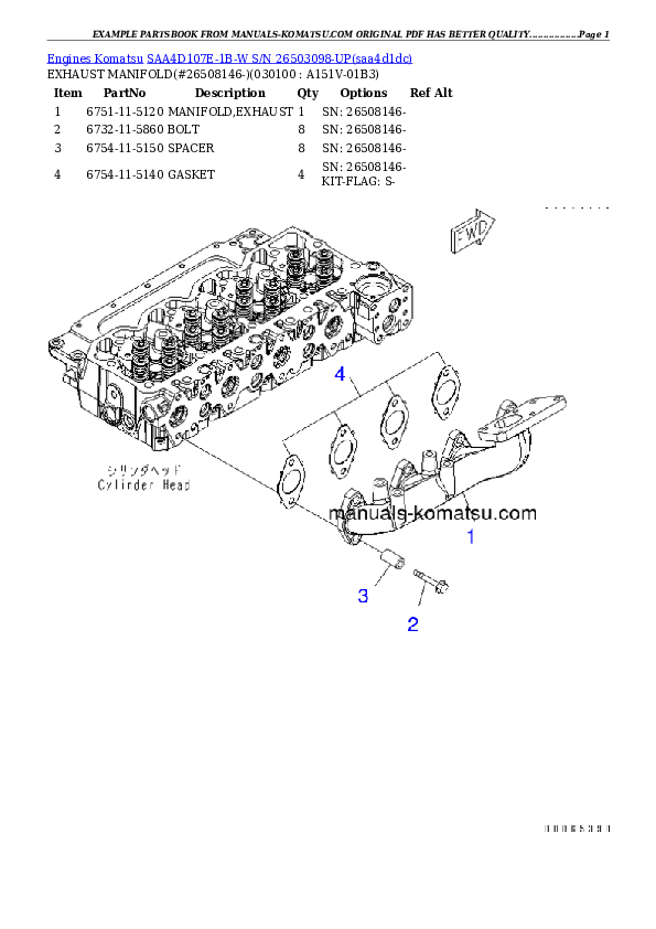 Protected: SAA4D107E-1B-W S/N 26503098-UP Partsbook