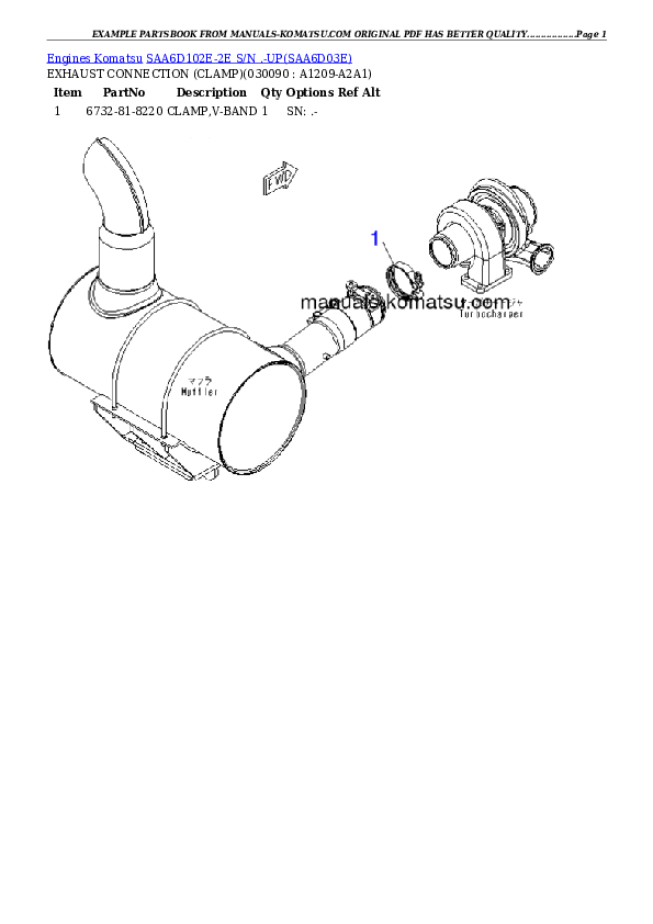 Protected: SAA6D102E-2E S/N .-UP Partsbook