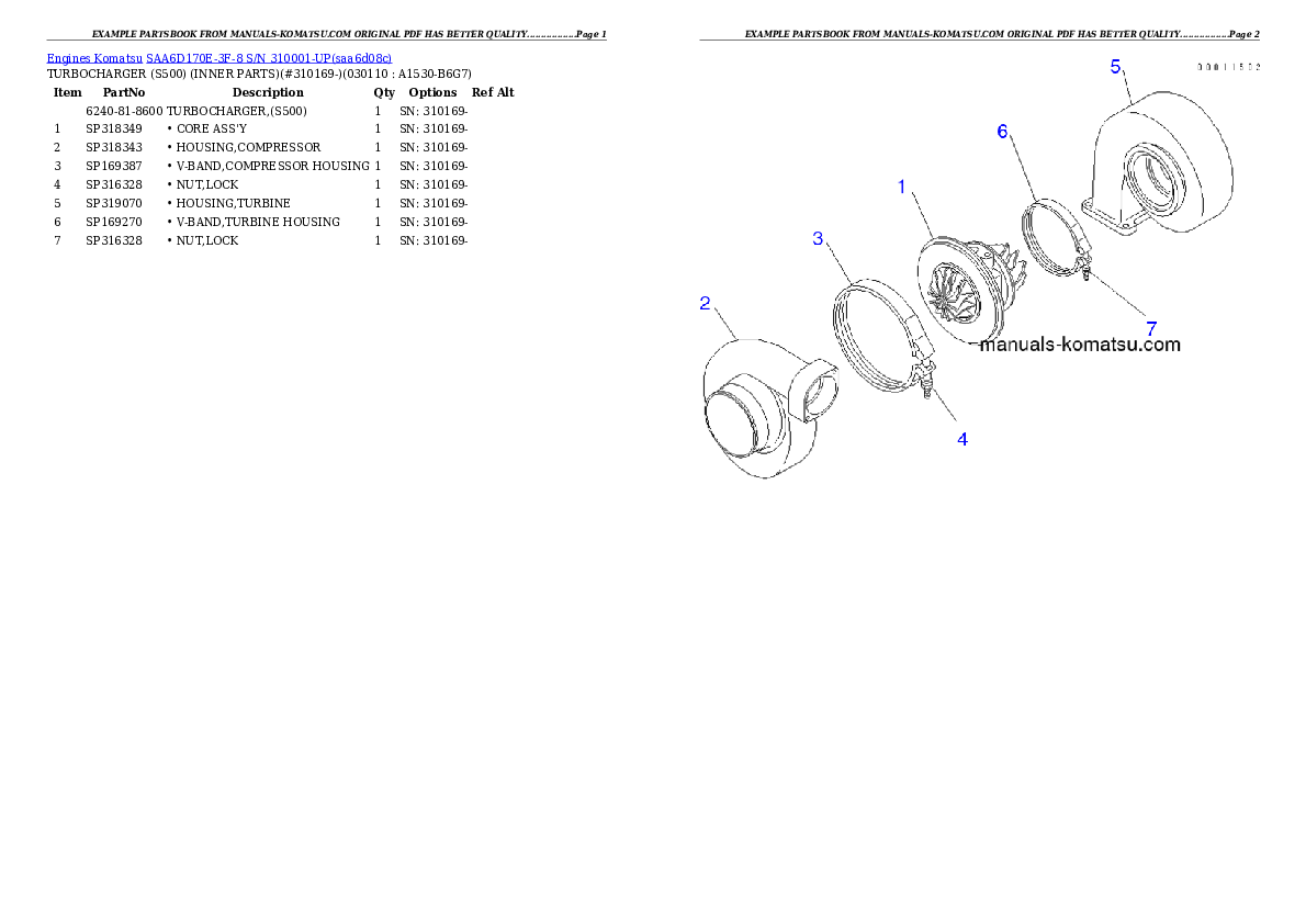 Protected: SAA6D170E-3F-8 S/N 310001-UP Partsbook