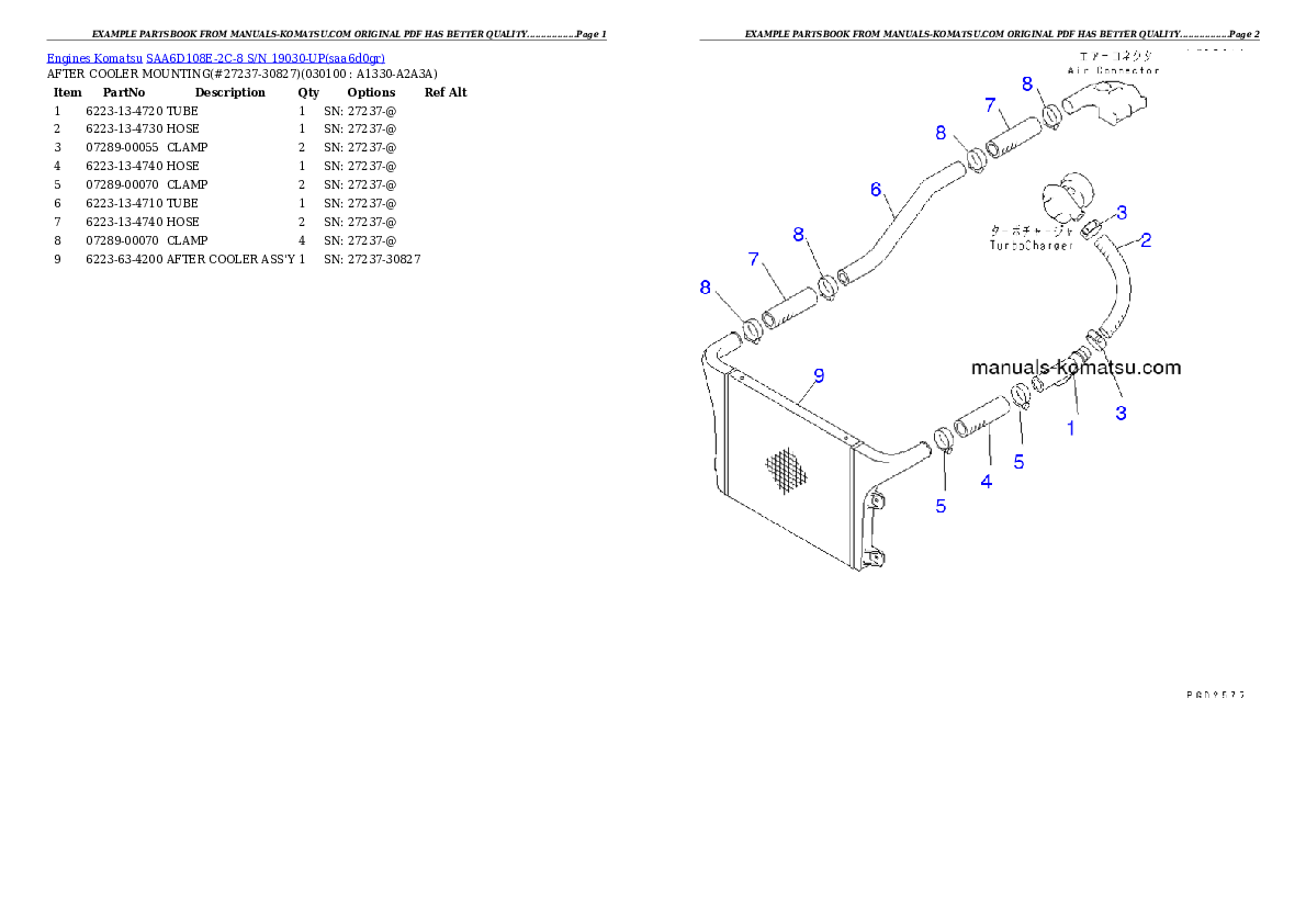 Protected: SAA6D108E-2C-8 S/N 19030-UP Partsbook