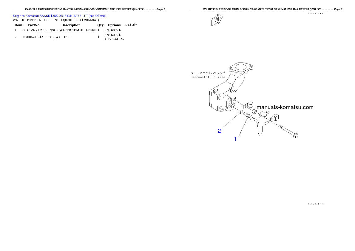 Protected: SAA6D125E-2D-8 S/N 60721-UP Partsbook