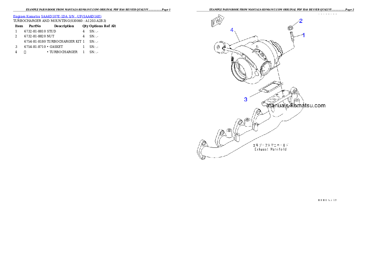 Protected: SAA6D107E-1DA S/N .-UP Partsbook