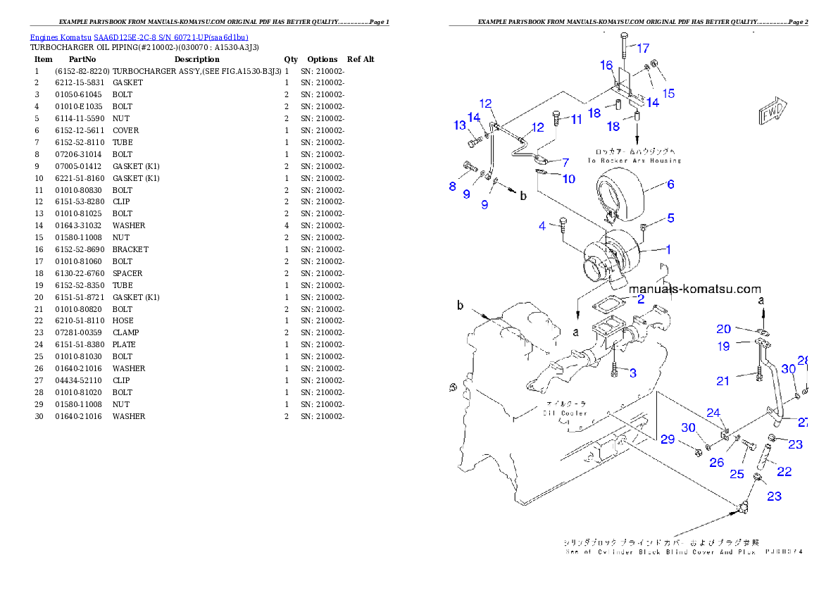 Protected: SAA6D125E-2C-8 S/N 60721-UP Partsbook