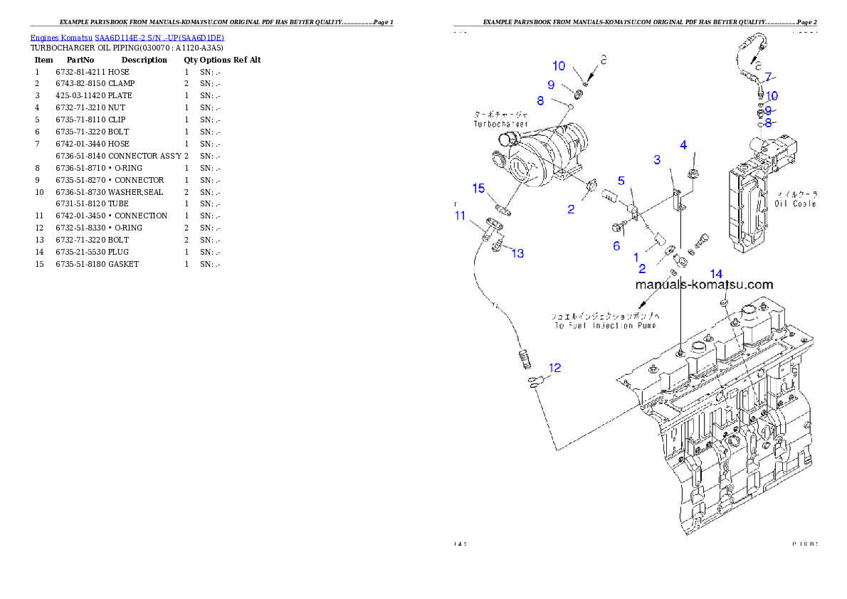 Protected: SAA6D114E-2 S/N .-UP Partsbook