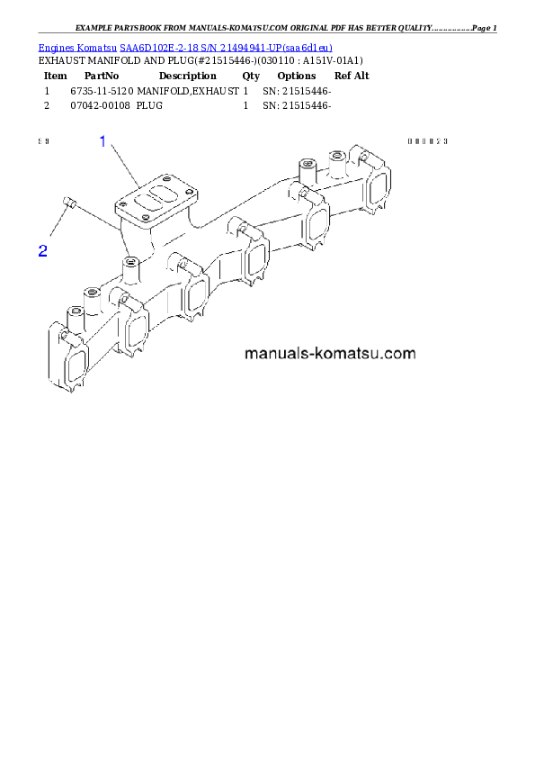 Protected: SAA6D102E-2-18 S/N 21494941-UP Partsbook
