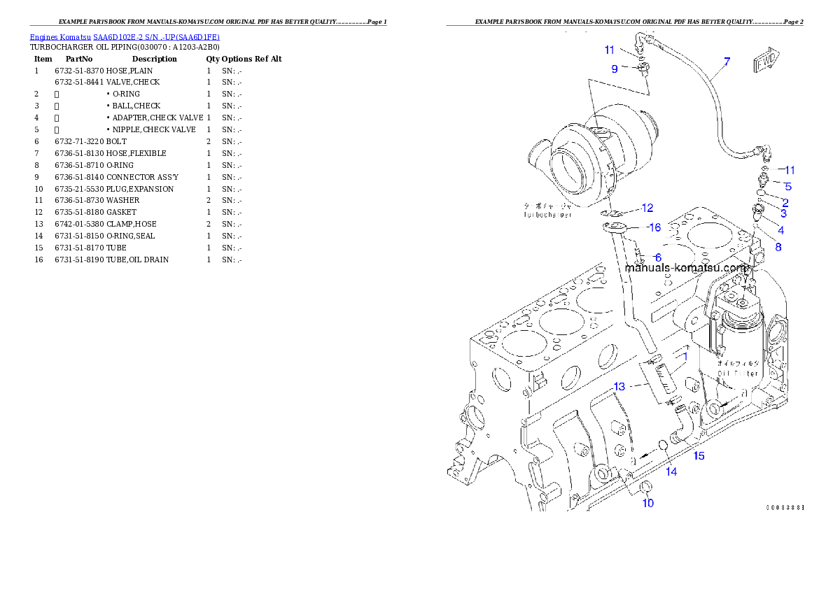 Protected: SAA6D102E-2 S/N .-UP Partsbook